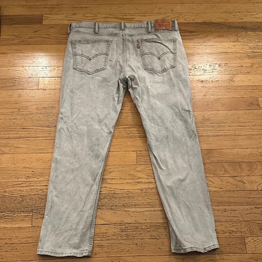 Levi's 511 Light Gray Men's Jeans - Picture 2 of 4